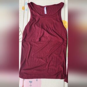 Sleeveless Burgundy Nursing Top